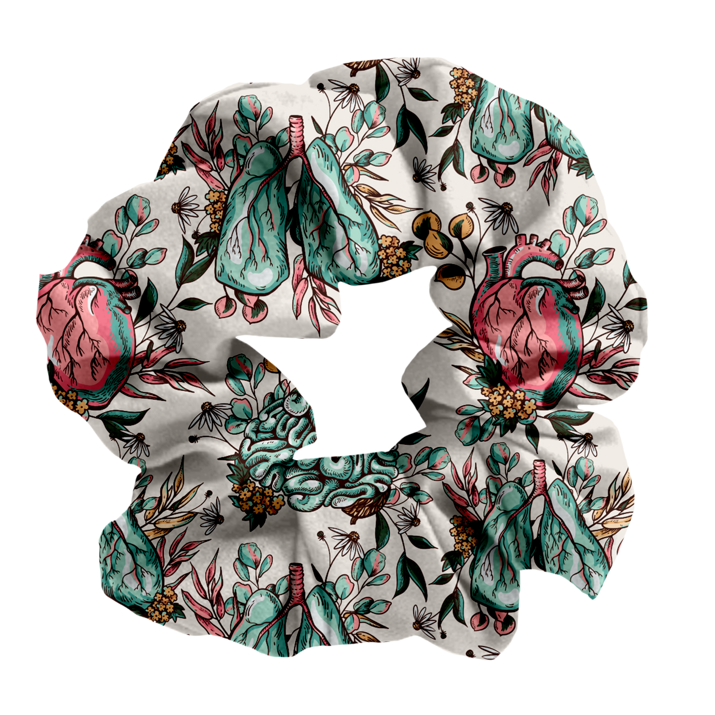 Floral Anatomy Scrunchie