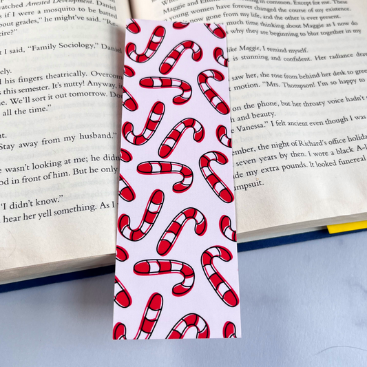 Trippy Candy Cane Bookmark