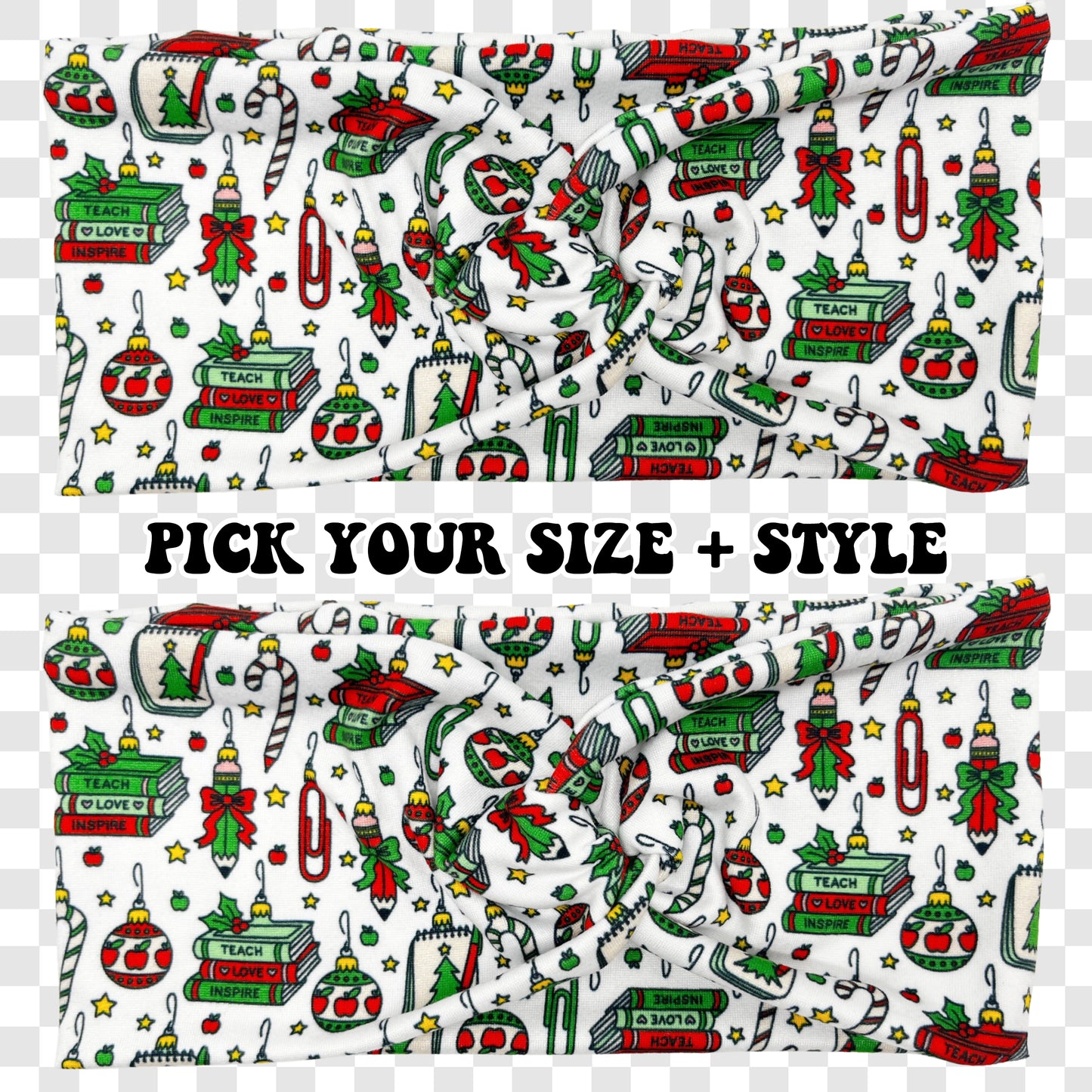 Holiday Teacher Headband