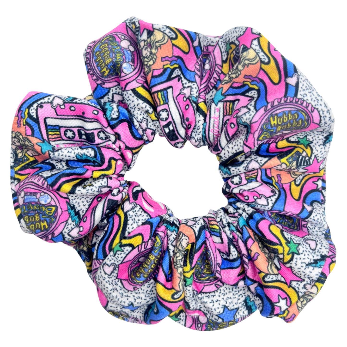 Retro Bubblegum Scrunchie