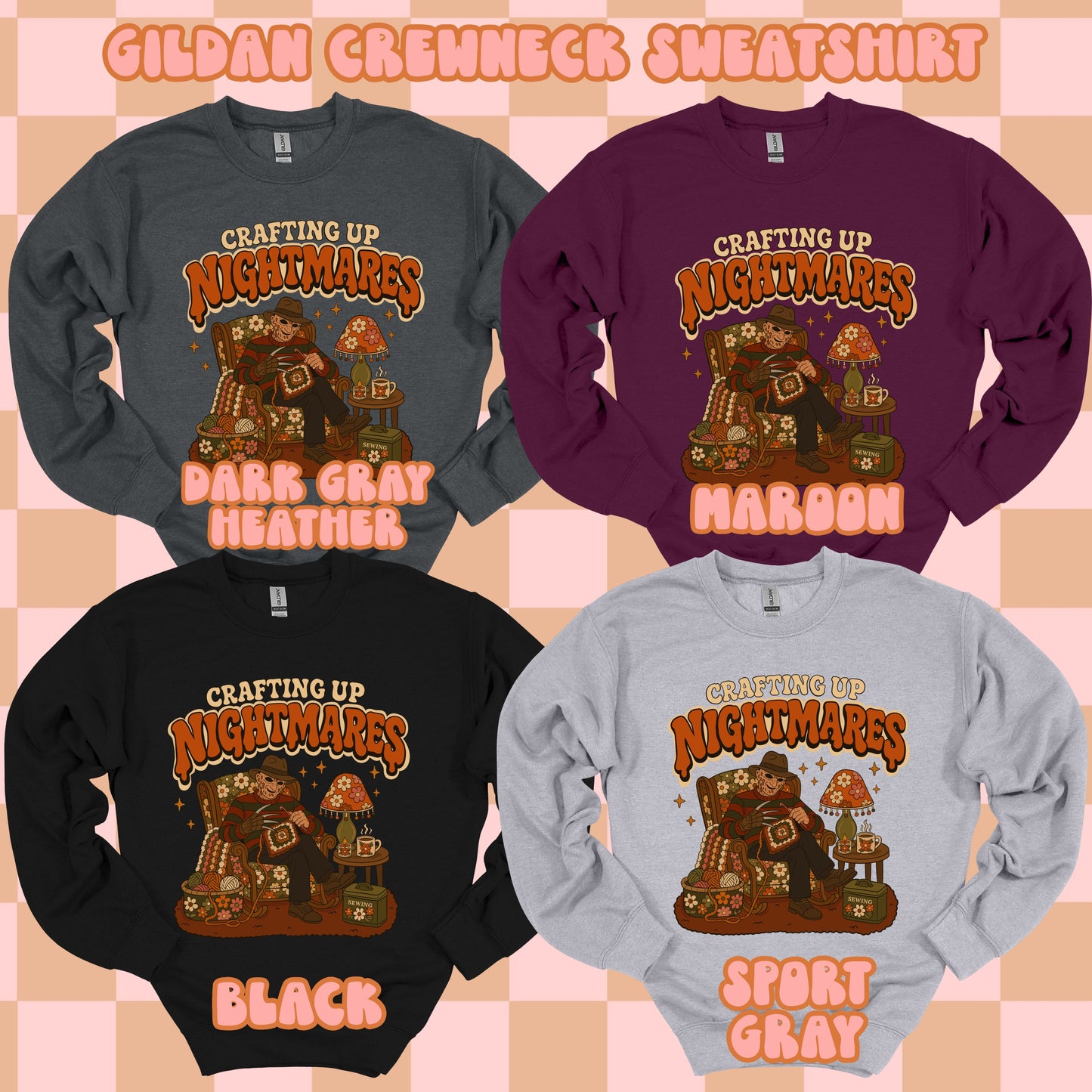 Crafting Nightmares Tshirt/Sweatshirt/Long Sleeve