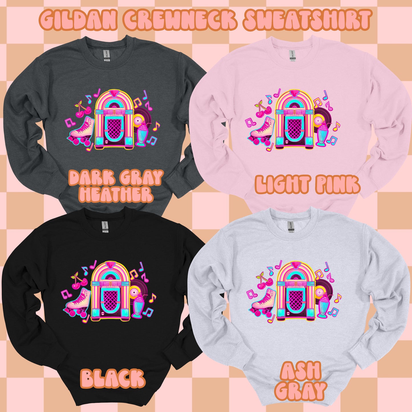 Retro Jukebox Tshirt/Sweatshirt