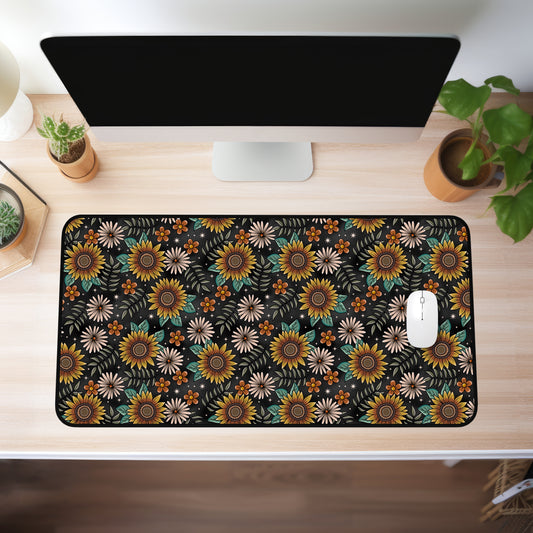 Rustic Sunflowers Desk Mat (4 sizes)