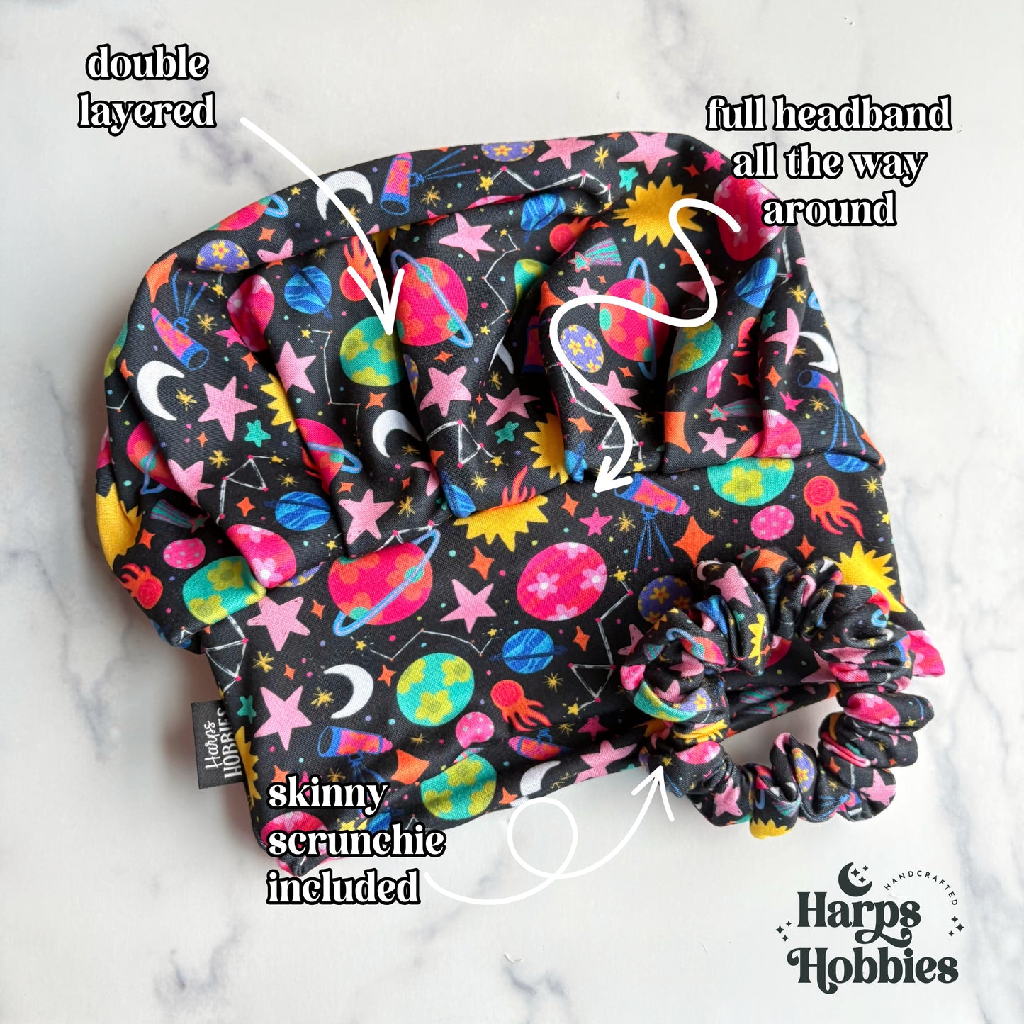 Spunky Space Scrub Hat