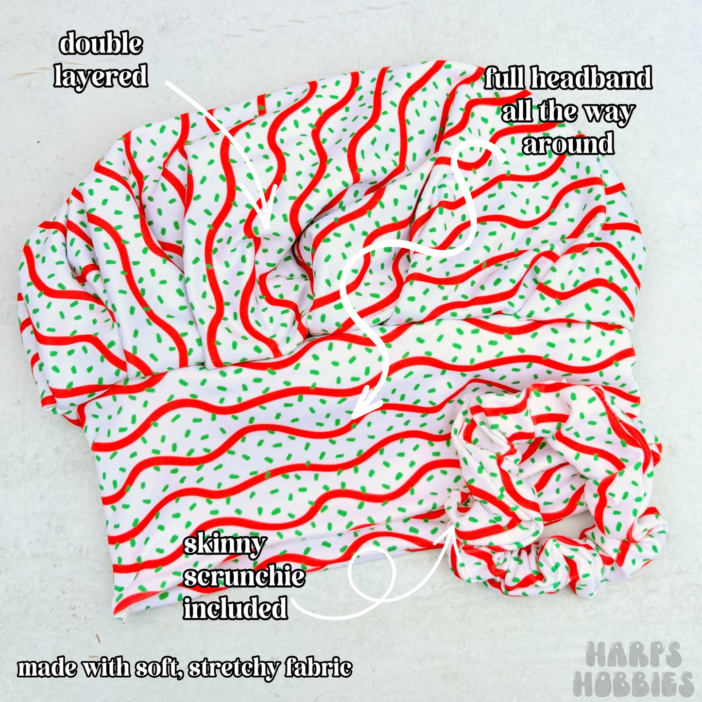 Christmas Cakes Scrub Hat