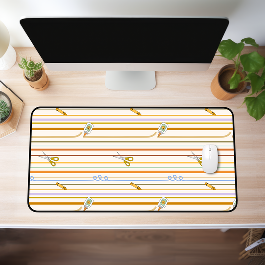 Teacher Squiggles Desk Mat (4 sizes)