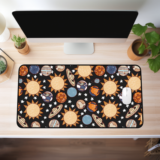 Bright Solar System Desk Mat (4 sizes)