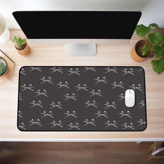 Cat Whiskers Desk Mat (4 sizes)