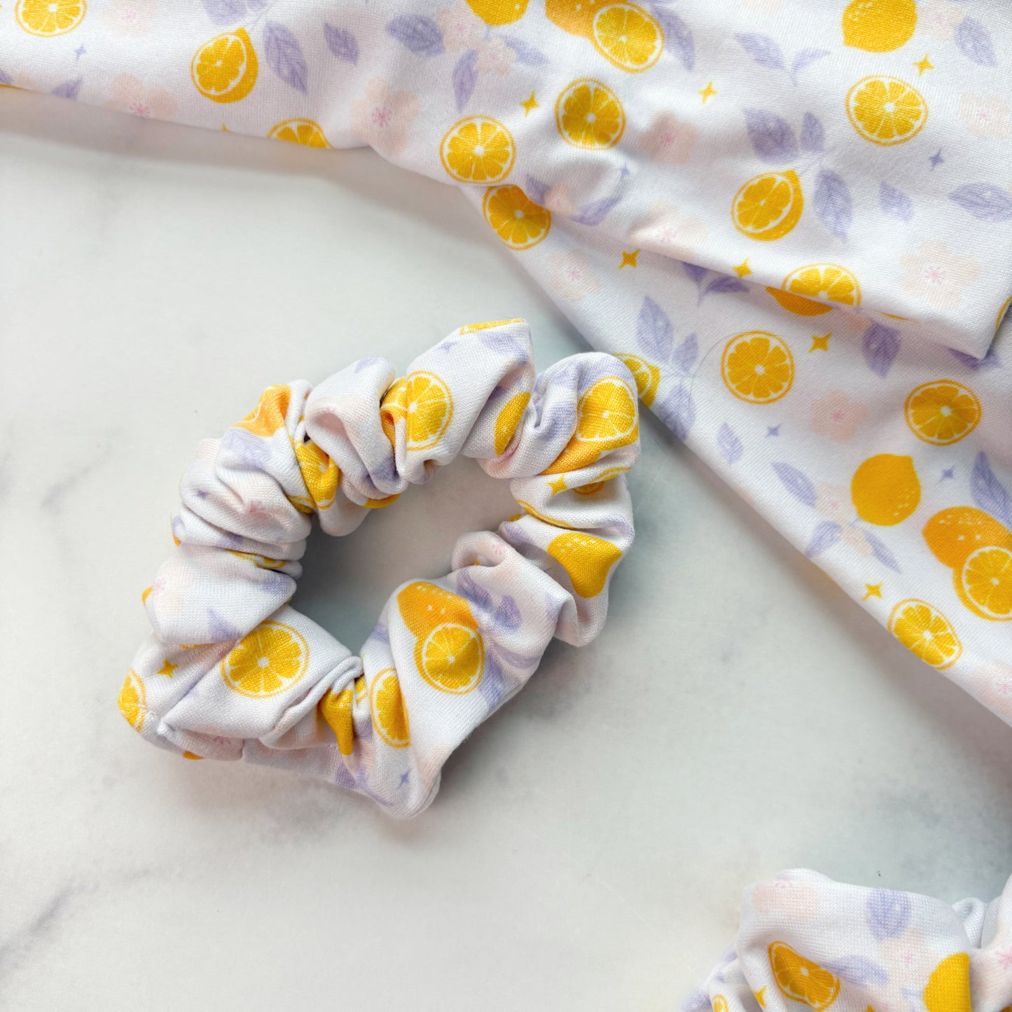 Spring Lemons Scrunchie (Skinny)
