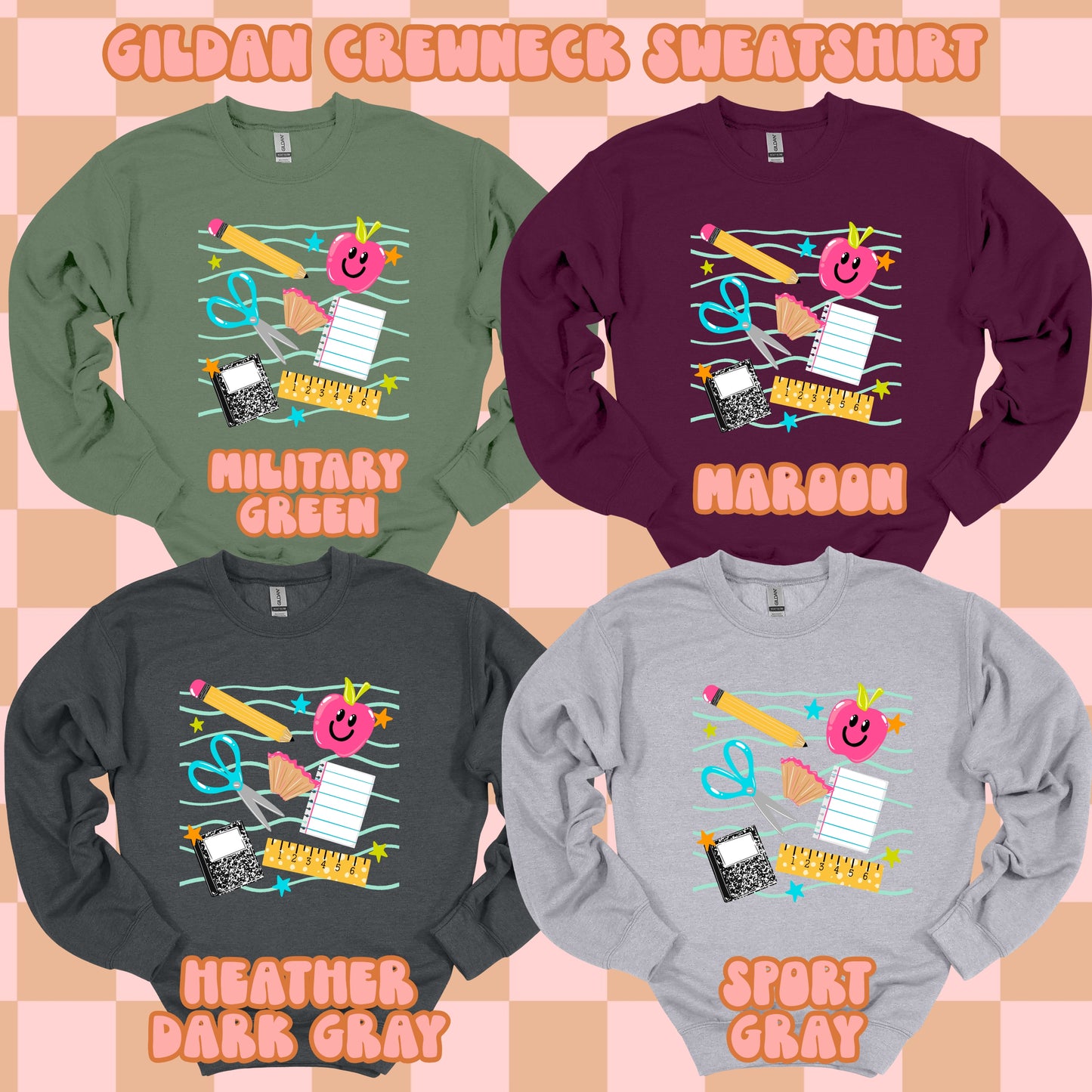 Squiggly Supplies Tshirt/Sweatshirt/Long Sleeve