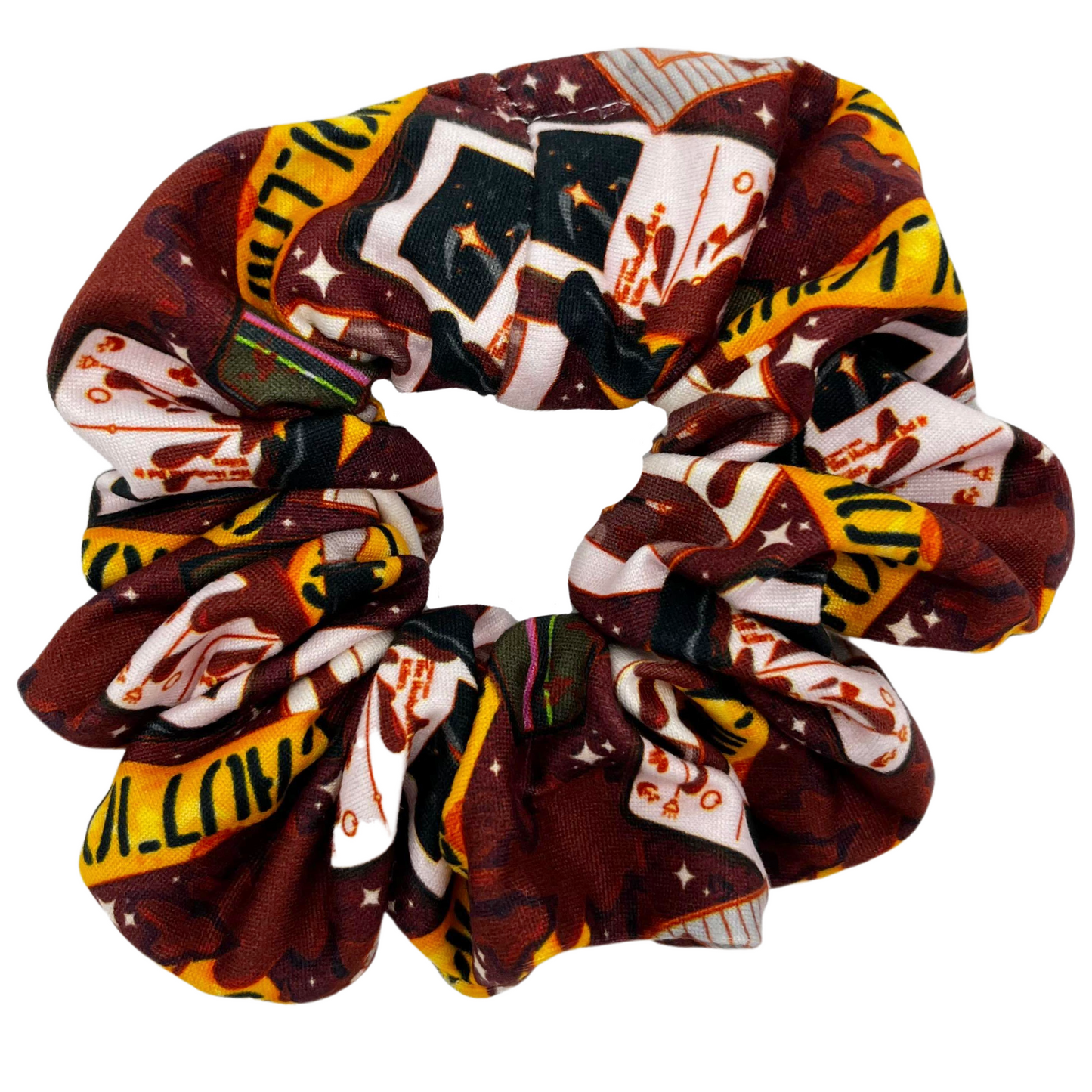 Red True Crime Scrunchie