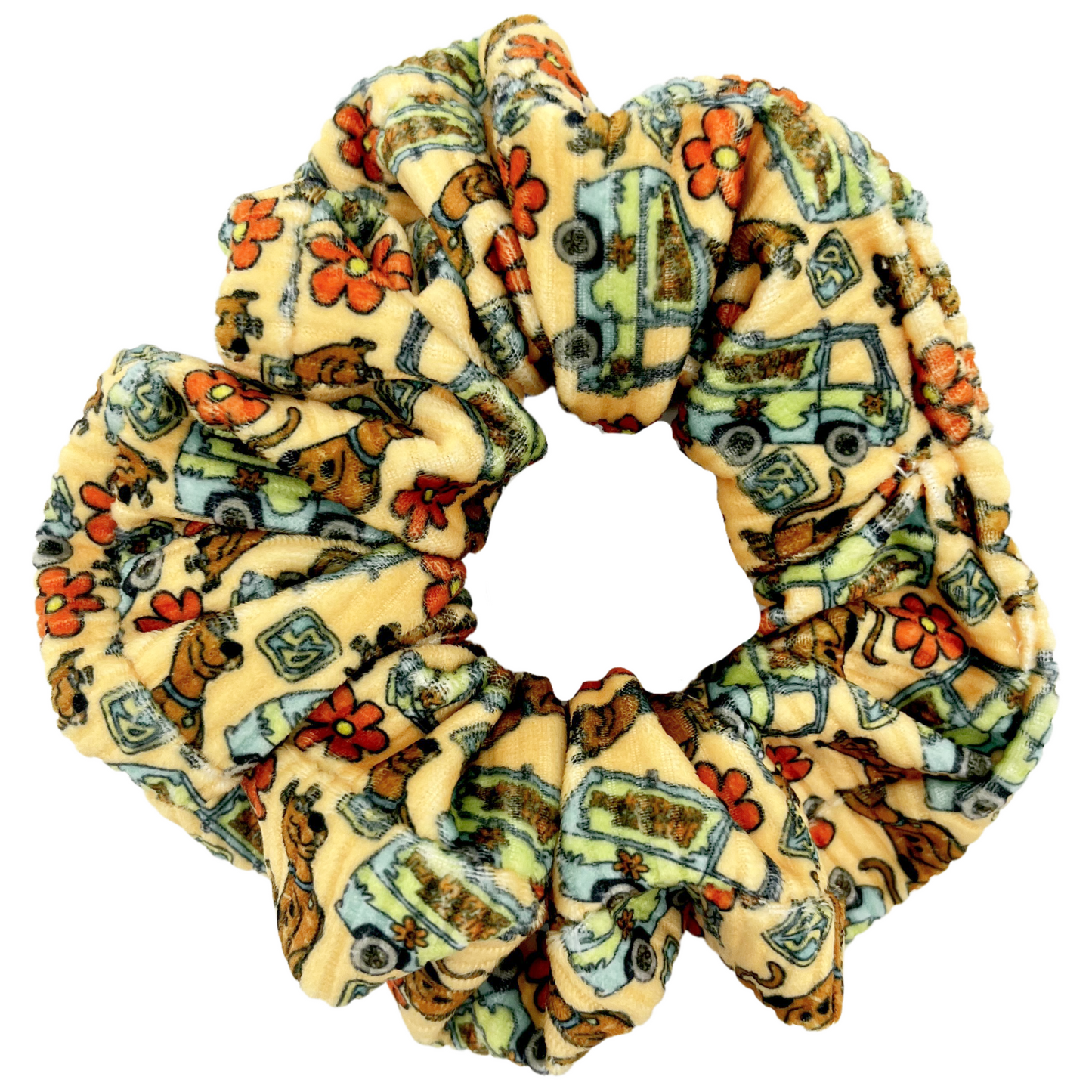 Scoobert Doo-ribbed velvet Scrunchie