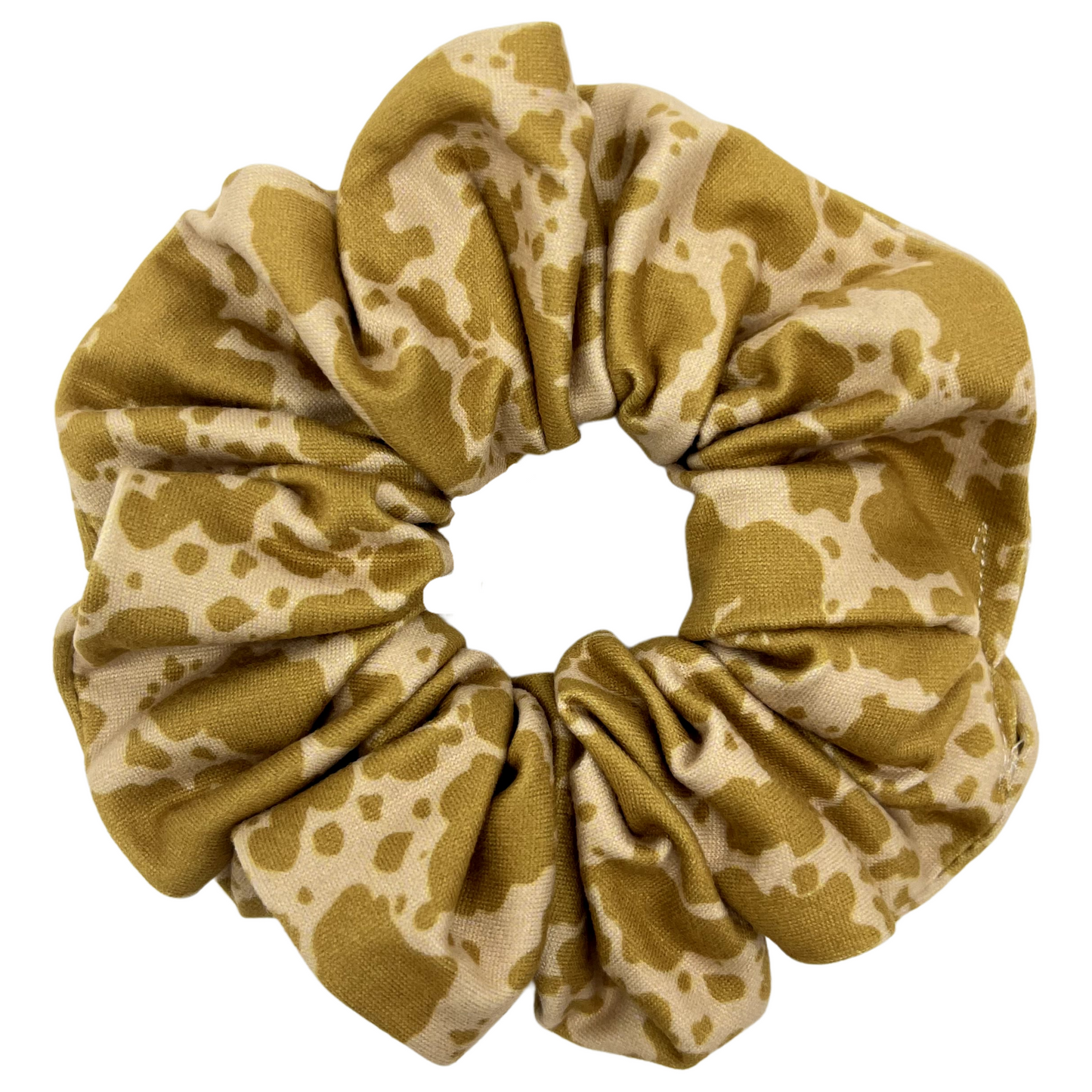 Light Brown Cow Scrunchie
