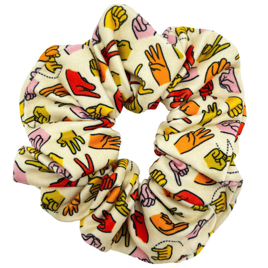 Sign Language Scrunchie