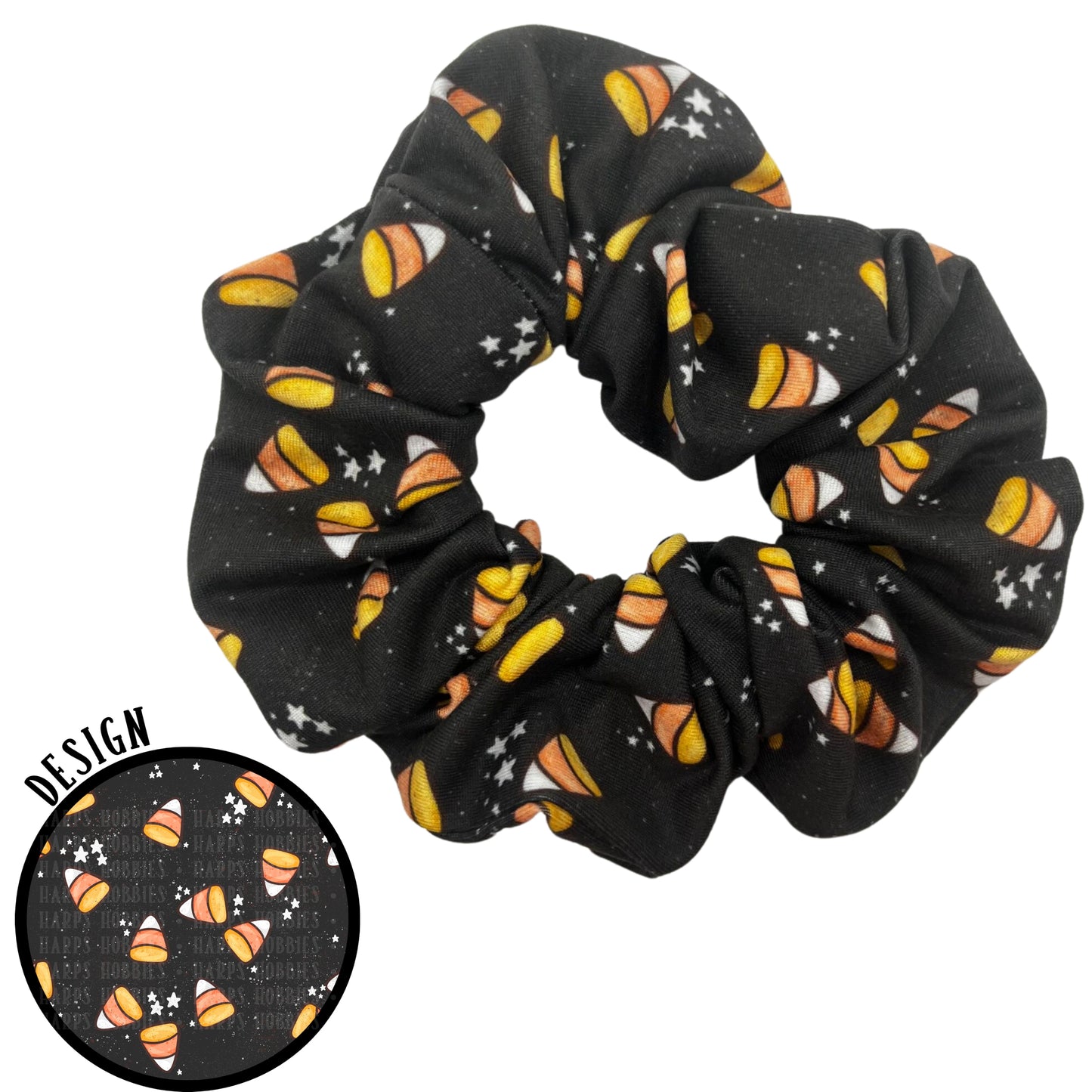 Candy Corn Scrunchie