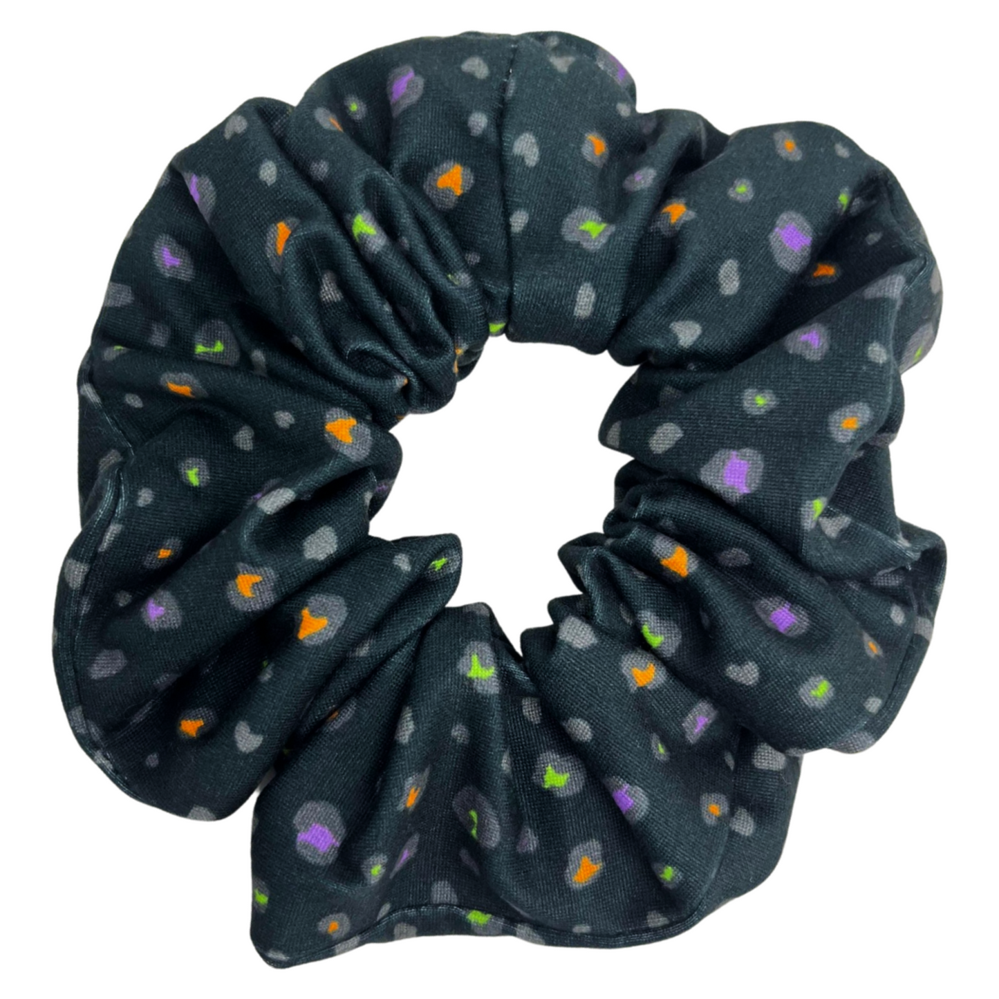 Halloween Leopard Scrunchie