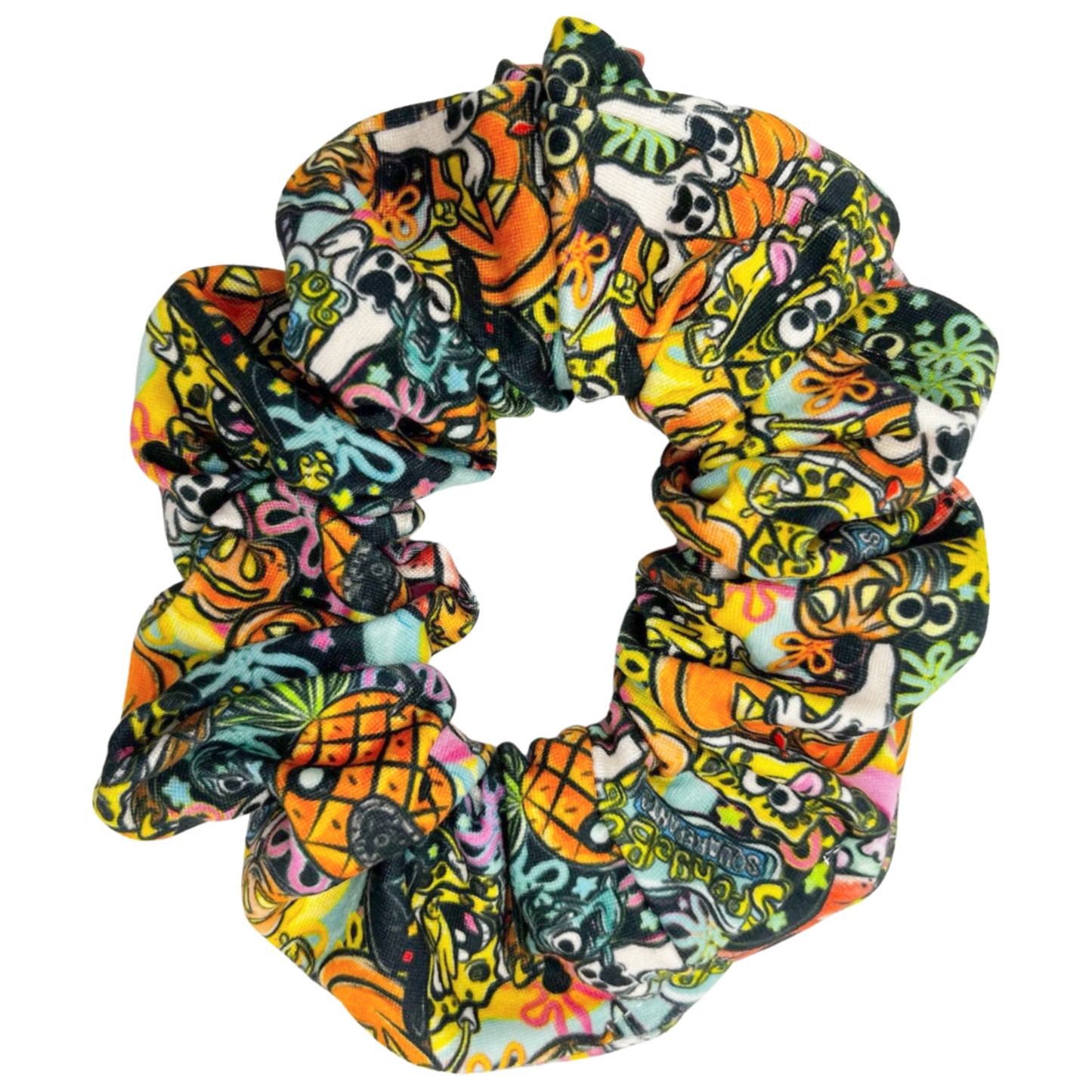 Spongebob Halloween Scrunchie