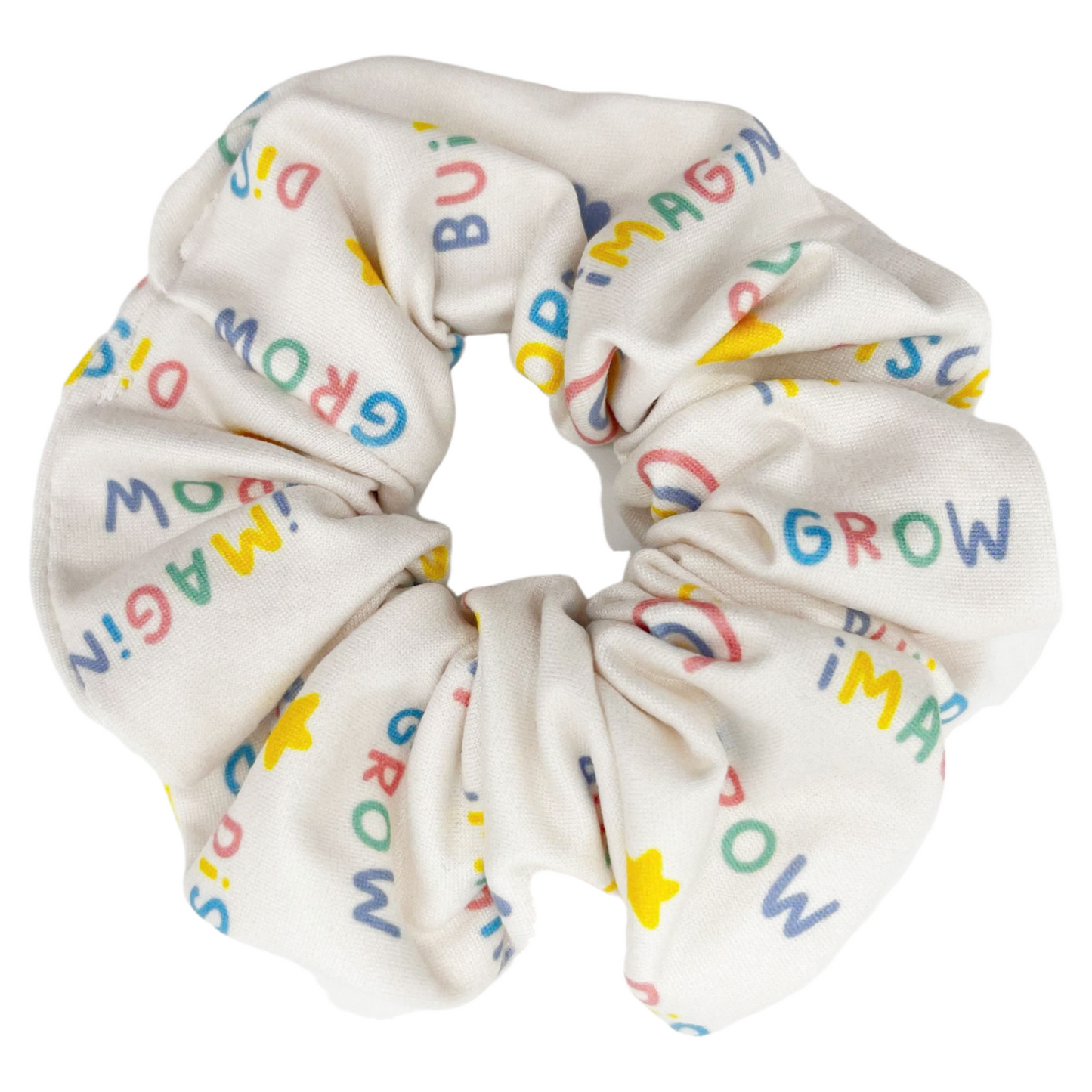 Learn Grow Imagine Scrunchie
