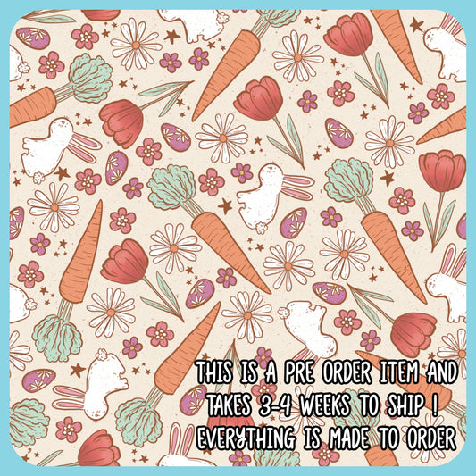 Boho Bunnies (headband/scrunchie/scrub cap) PRE ORDER