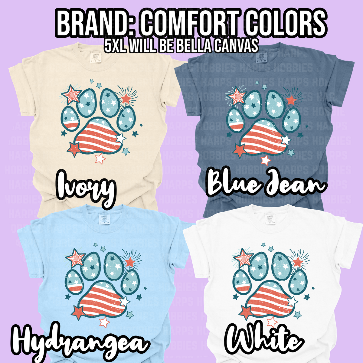 Patriotic Paws Tshirt