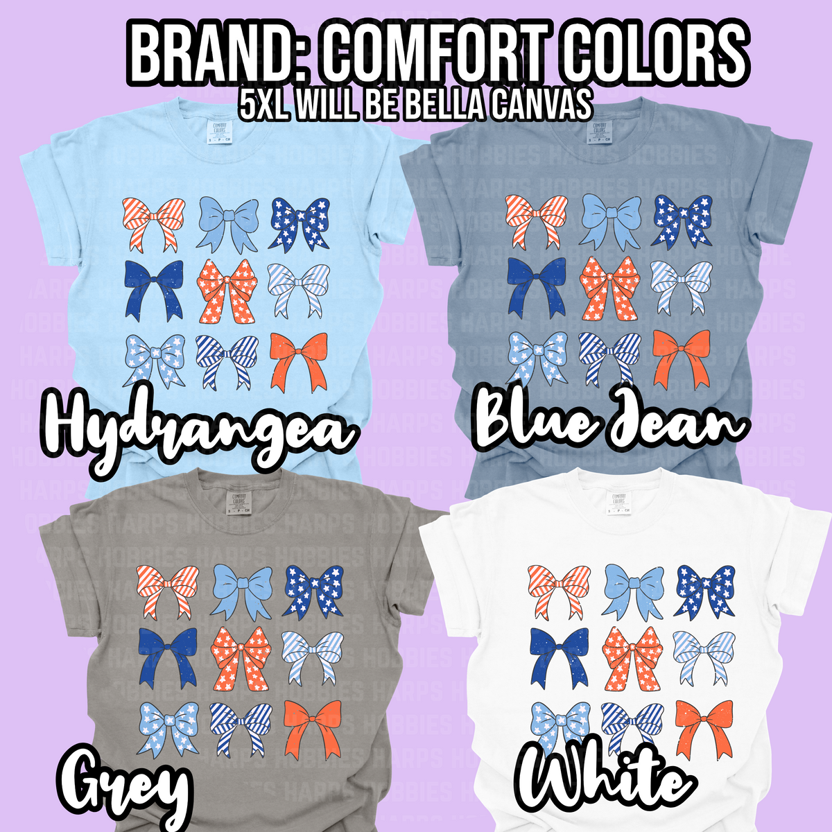 Patriotic Bows Tshirt