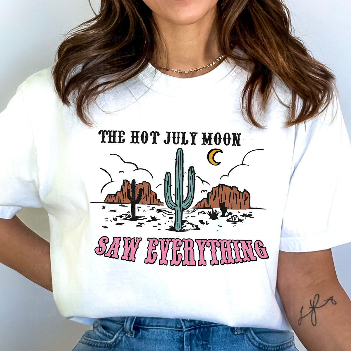 Hot July Moon Tshirt