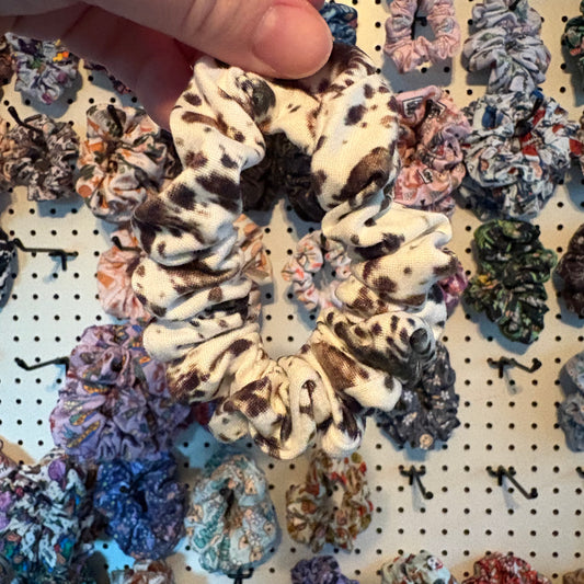 Cowhide Scrunchie (Skinny)