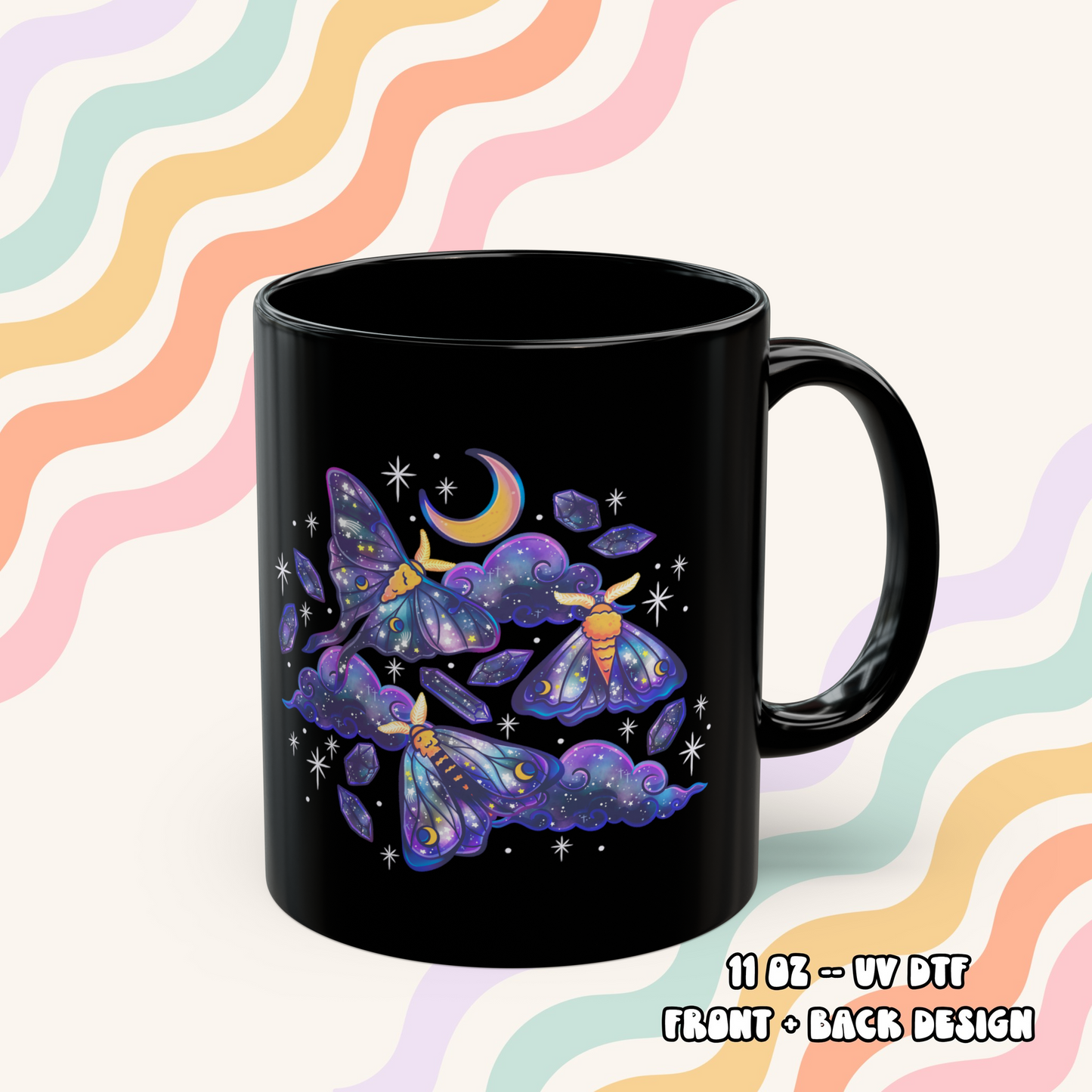 Galaxy Moths Mug