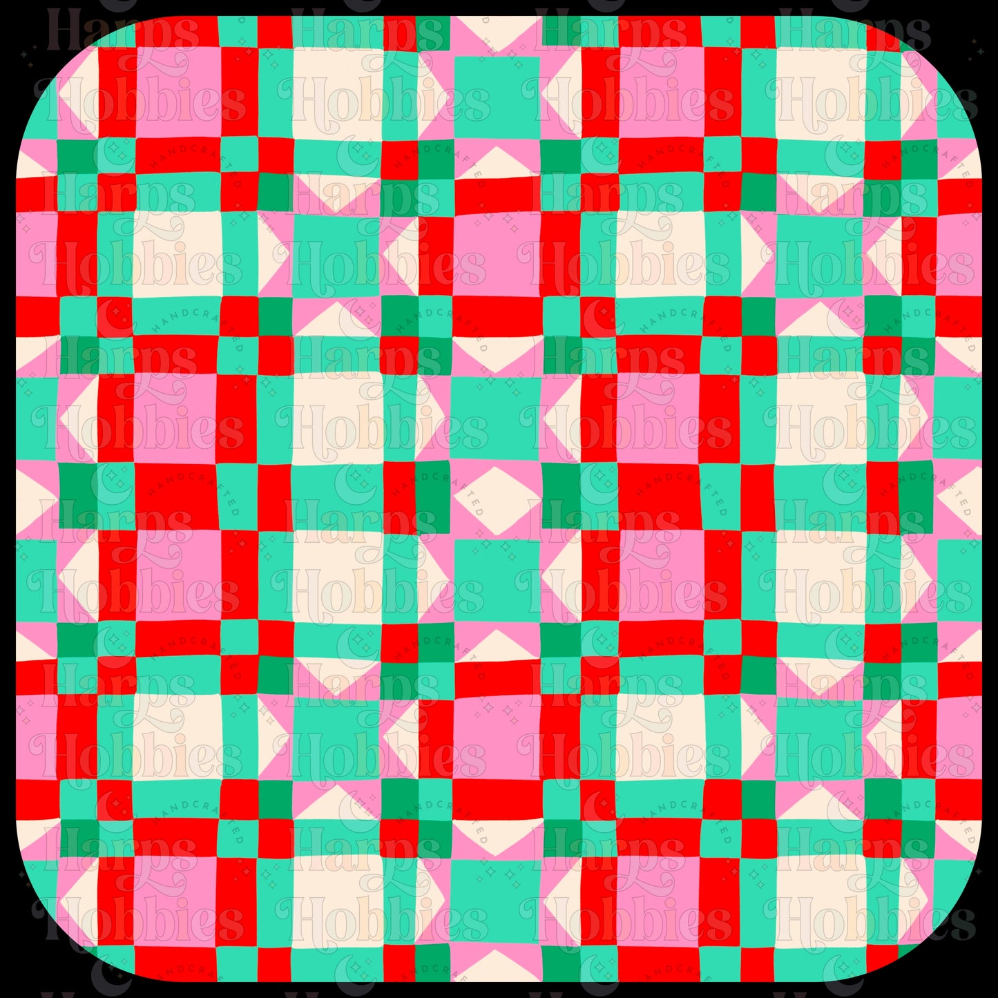 Funky Christmas Scrub Cap (pre order 12-15 business days)