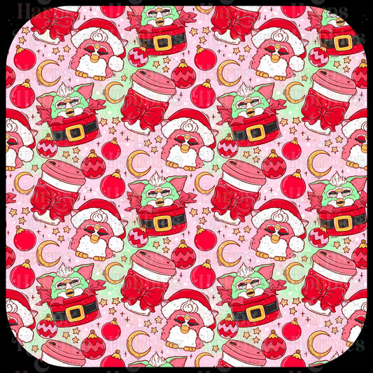 Christmas Furby Scrub Cap (pre order 12-15 business days)