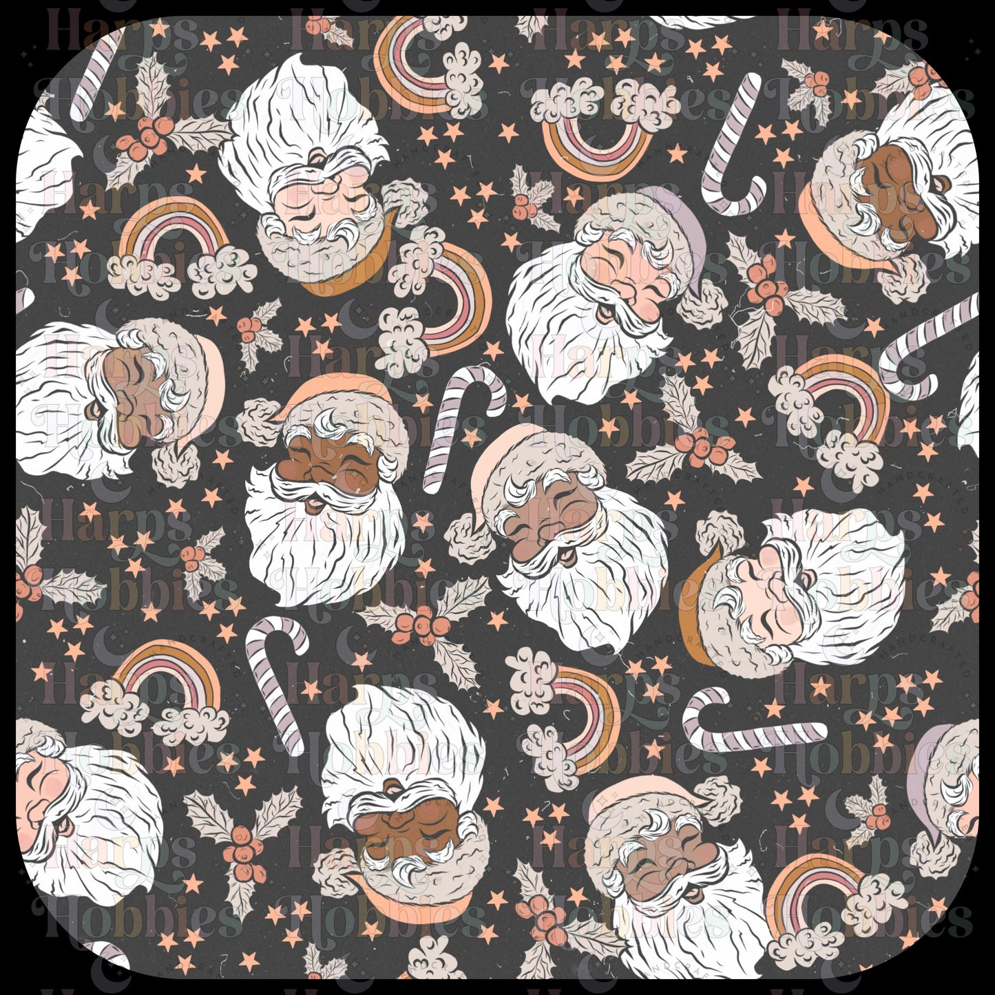 Santas Scrub Cap (pre order 12-15 business days)