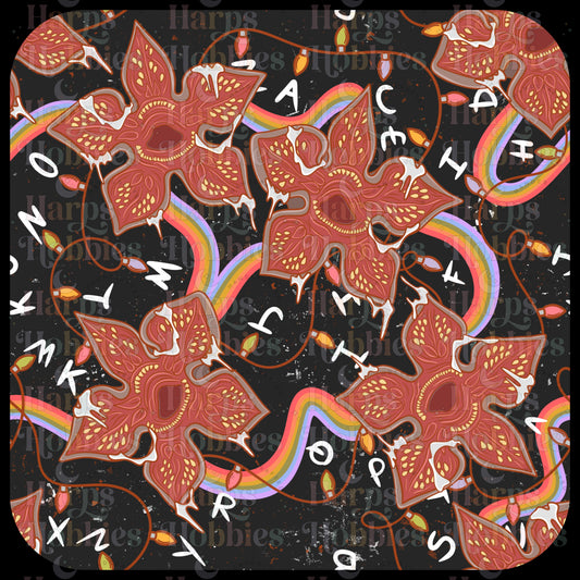 Black Stranger Things Scrub Cap (pre order 12-15 business days)