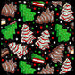 Christmas Cakes Scrub Cap (pre order 12-15 business days)