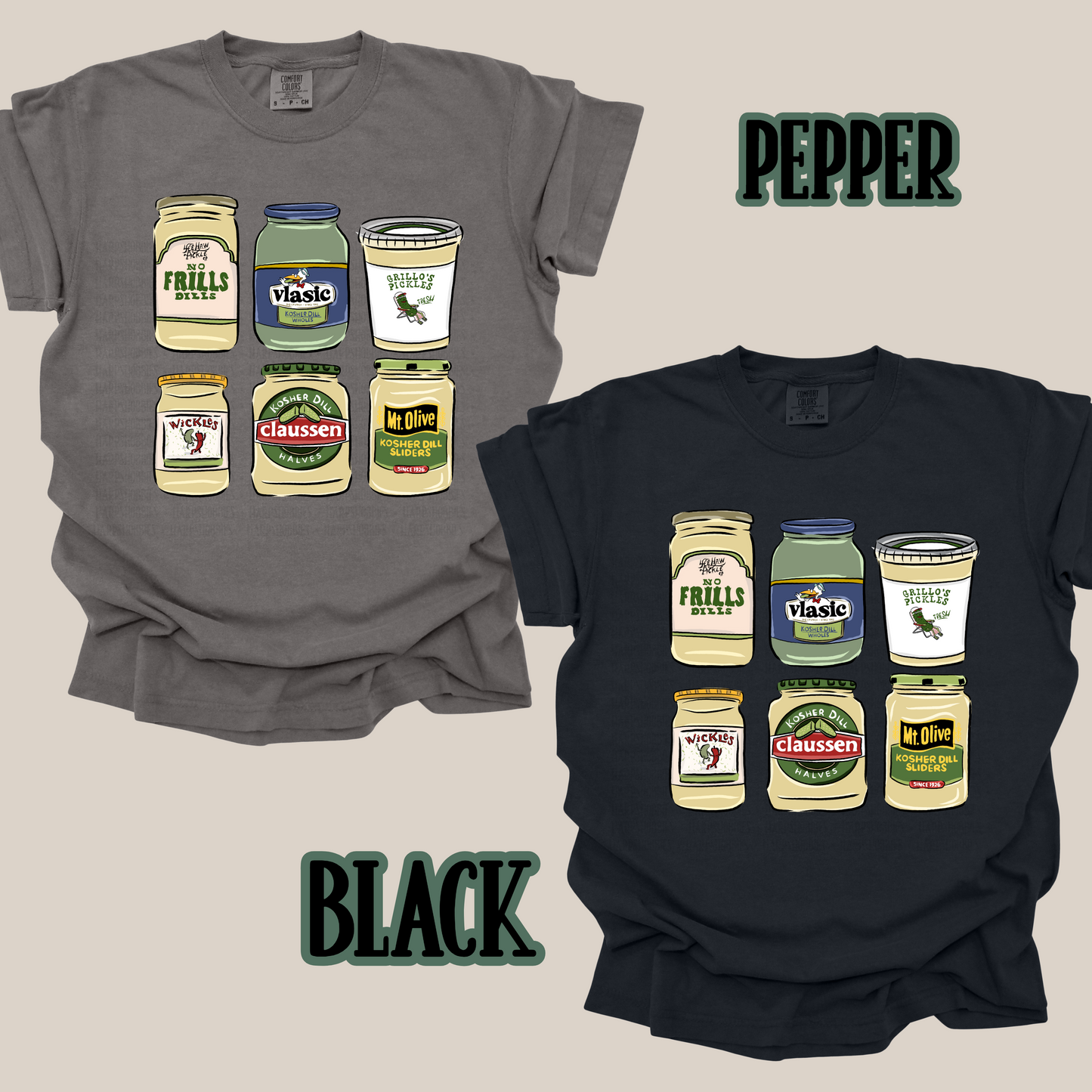 Pickles Tshirt (adult) Comfort Colors