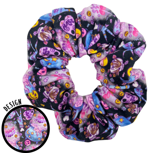 Charcoal Cauldrons Scrunchie