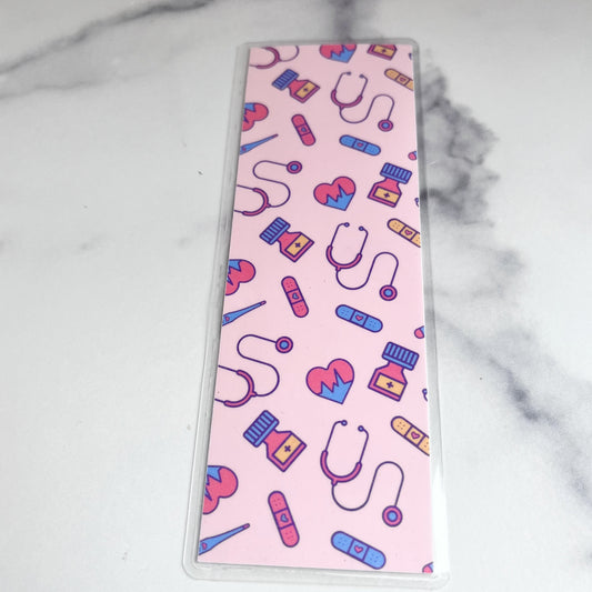 Neon Nurse Bookmark