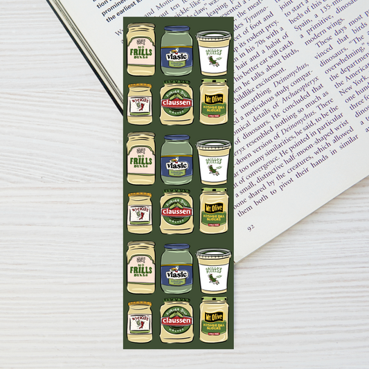 Green Pickles Bookmark