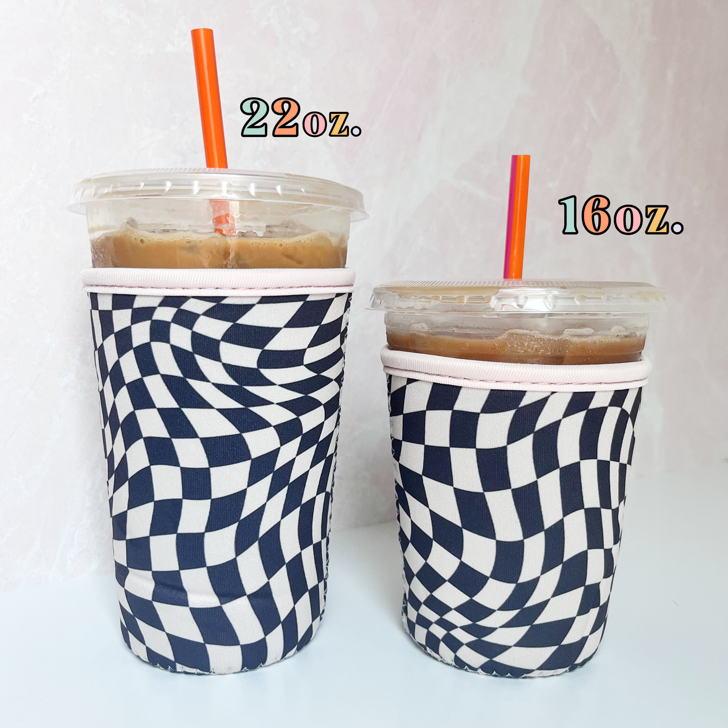 Vintage Checkered Drink Sleeve (2 sizes)