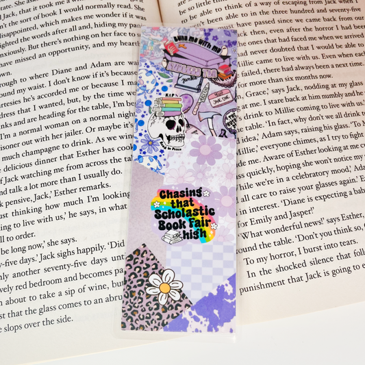 Lavender TBR Bookmark