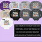 Dog Mama pawprint (tshirt/hoodie/sweatshirt/longsleeve)