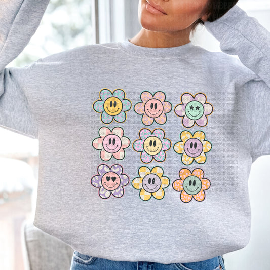Smiley Florals (tshirt/hoodie/sweatshirt/longsleeve)