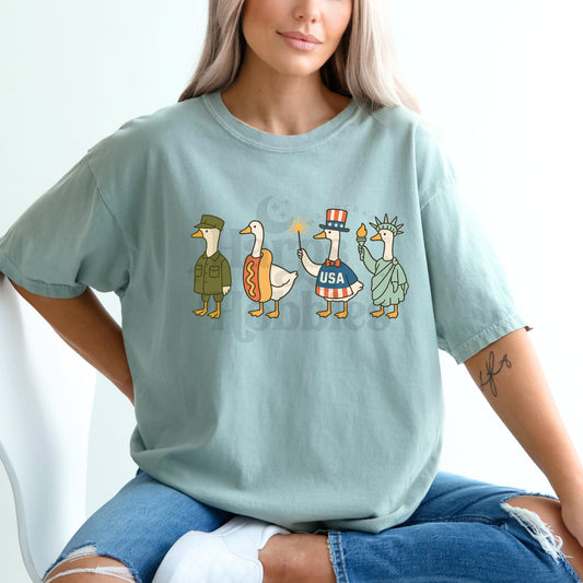Patriotic Geese (tshirt/sweatshirt)