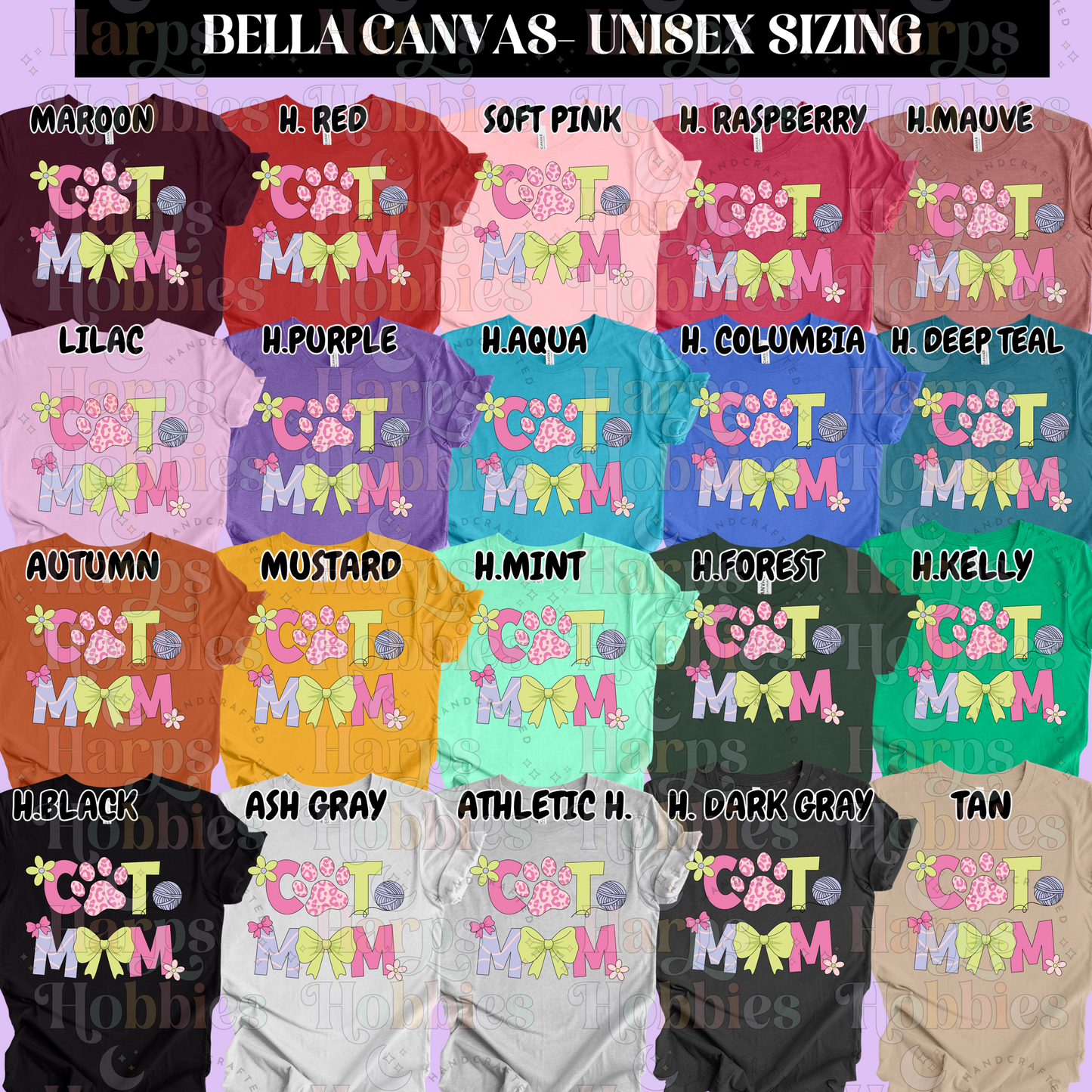 Cat Mom w/ yarn (tshirt/sweatshirt)