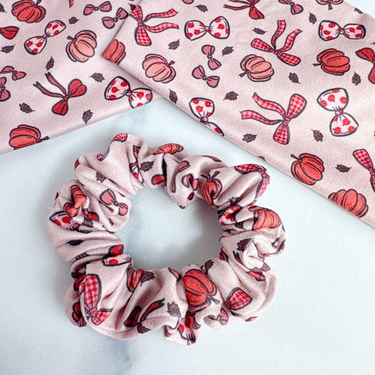 Fall Bows Scrunchie (Skinny)