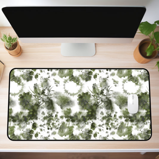 Green Tie Dye Desk Mat (4 sizes)