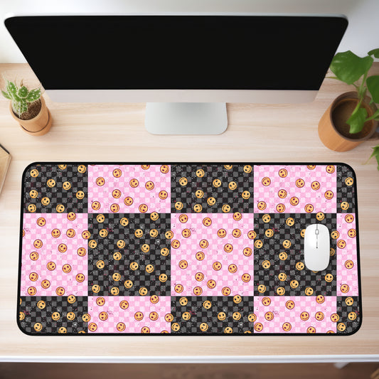 Mashup Check Smileys Desk Mat (4 sizes)