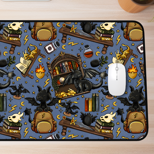 Cutesy Fantasy Dragon Desk Mat (4 sizes)