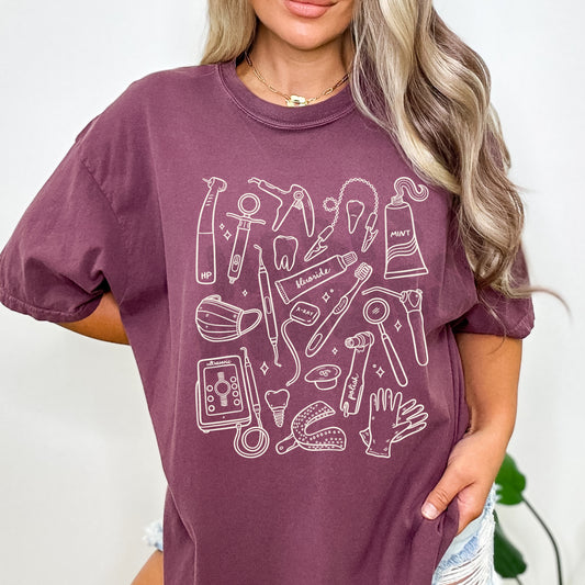 Dental Doodles (tshirt/sweatshirt)