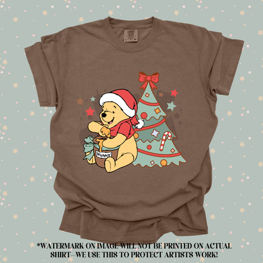 Christmas Pooh (tshirt/sweatshirt)