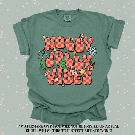 Holly Jolly Vibes (tshirt/sweatshirt)